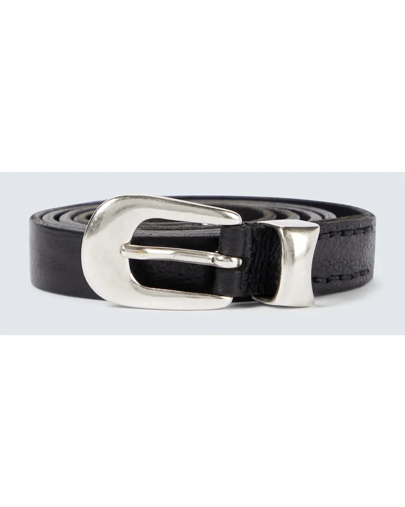 Our Legacy Cintura in pelle Nero