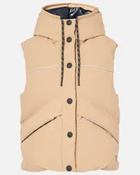 Moncler Gilet Arolla imbottito in piuma Beige