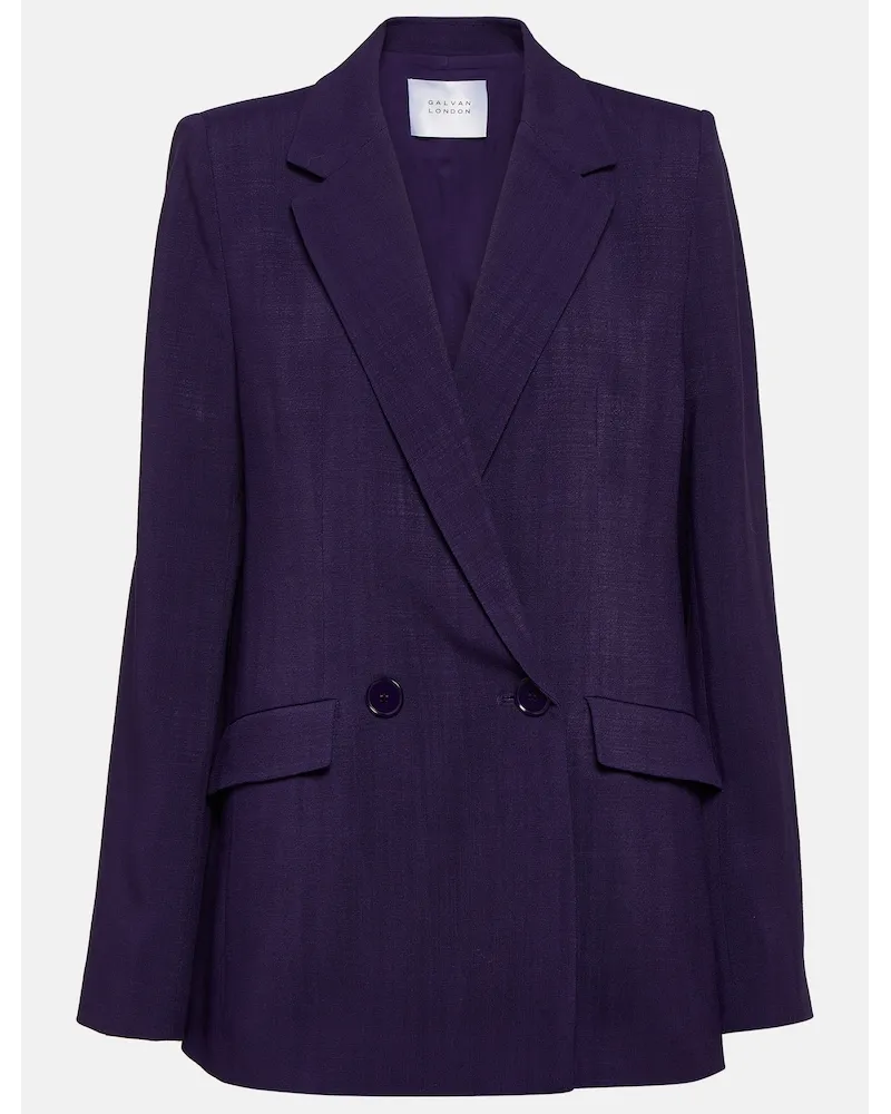 GALVAN Blazer doppiopetto Boyfriend Viola