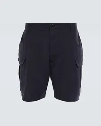 Giorgio Armani Shorts in lino Blu