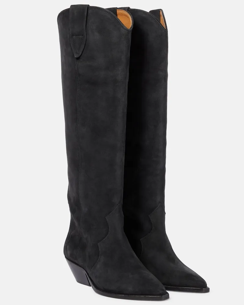 Isabel Marant Stivali Denvee in suede Nero