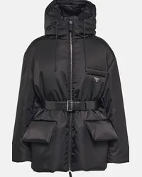 Prada Giacca in gabardine Re-Nylon Nero