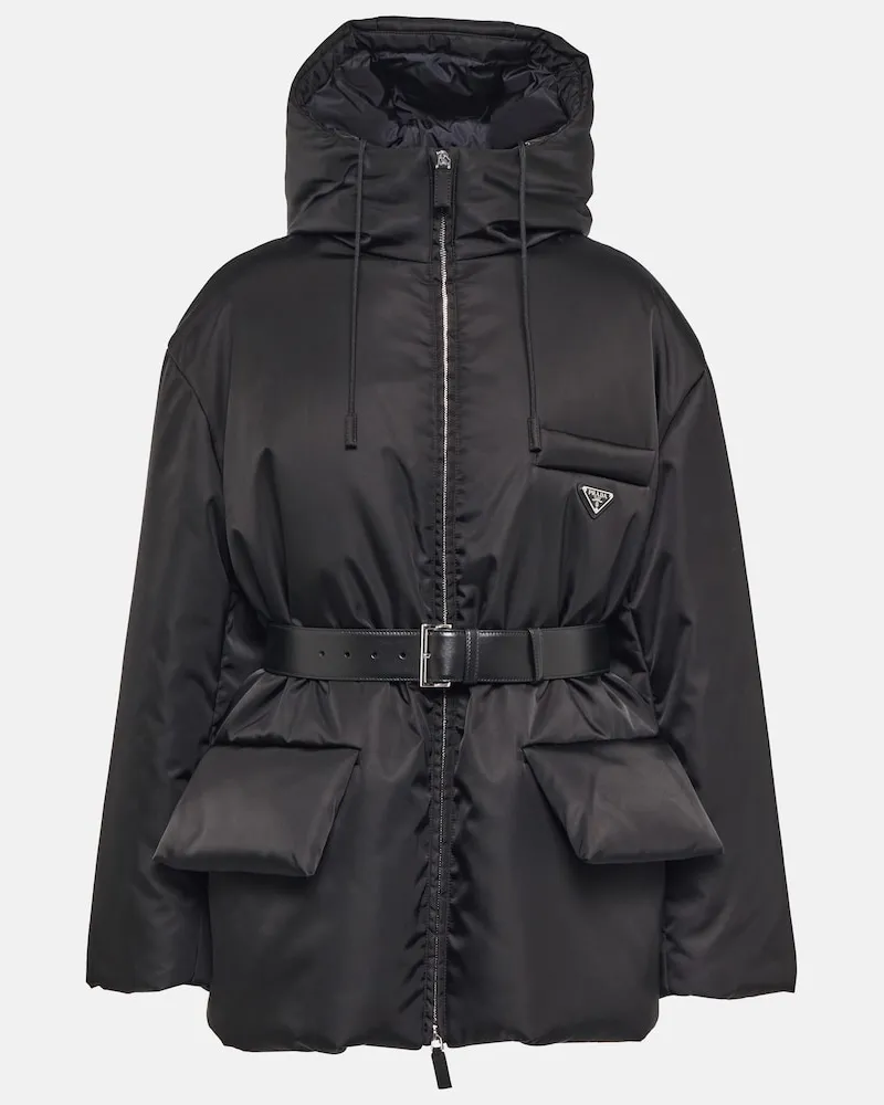 Prada Piumino in gabardine Re-Nylon Nero