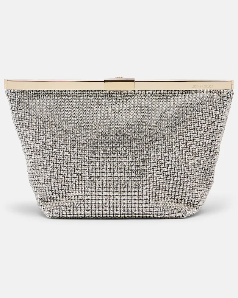 Jimmy Choo Clutch Ganache Argento