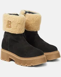 Bogner Stivaletti Turin 2B in suede e shearling Nero