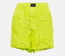 Shorts in jacquard con logo