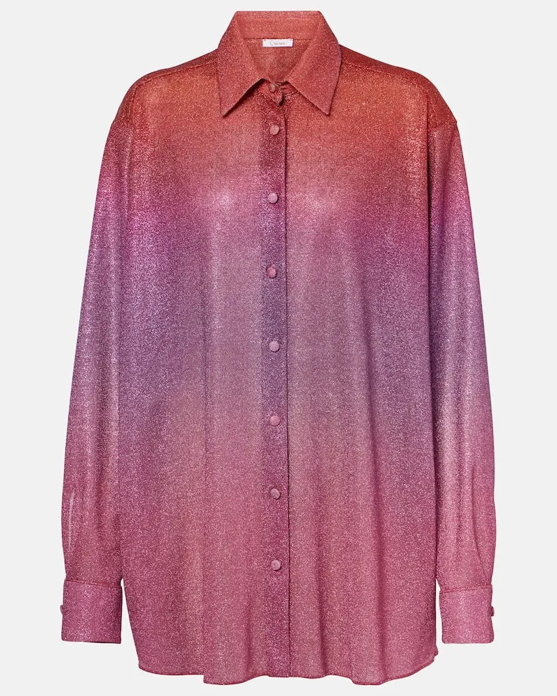 Oséree OsÃ©ree Camicia LumiÃ¨re in lamÃ Multicolore