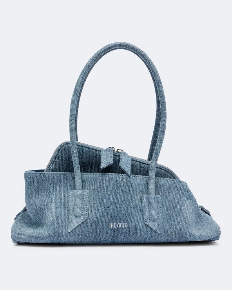 ATTICO Borsa a spalla La Passeggiata Small in denim Blu