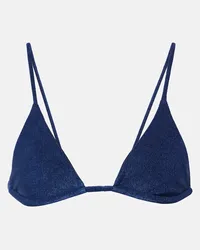 JADE SWIM Top bikini a triangolo Via Blu