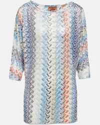 Missoni Top in maglia a zig-zag Blu