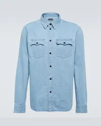 Tom Ford Camicia di jeans Blu