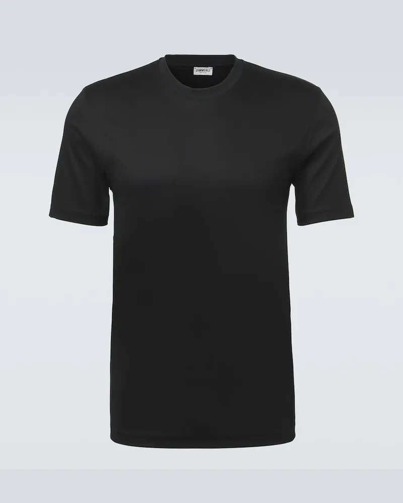 Zimmerli T-shirt in cotone Nero