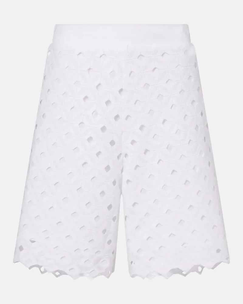 Max Mara Bermuda Uguale in sangallo Bianco