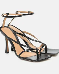 Bottega Veneta Sandali Stretch in pelle Nero