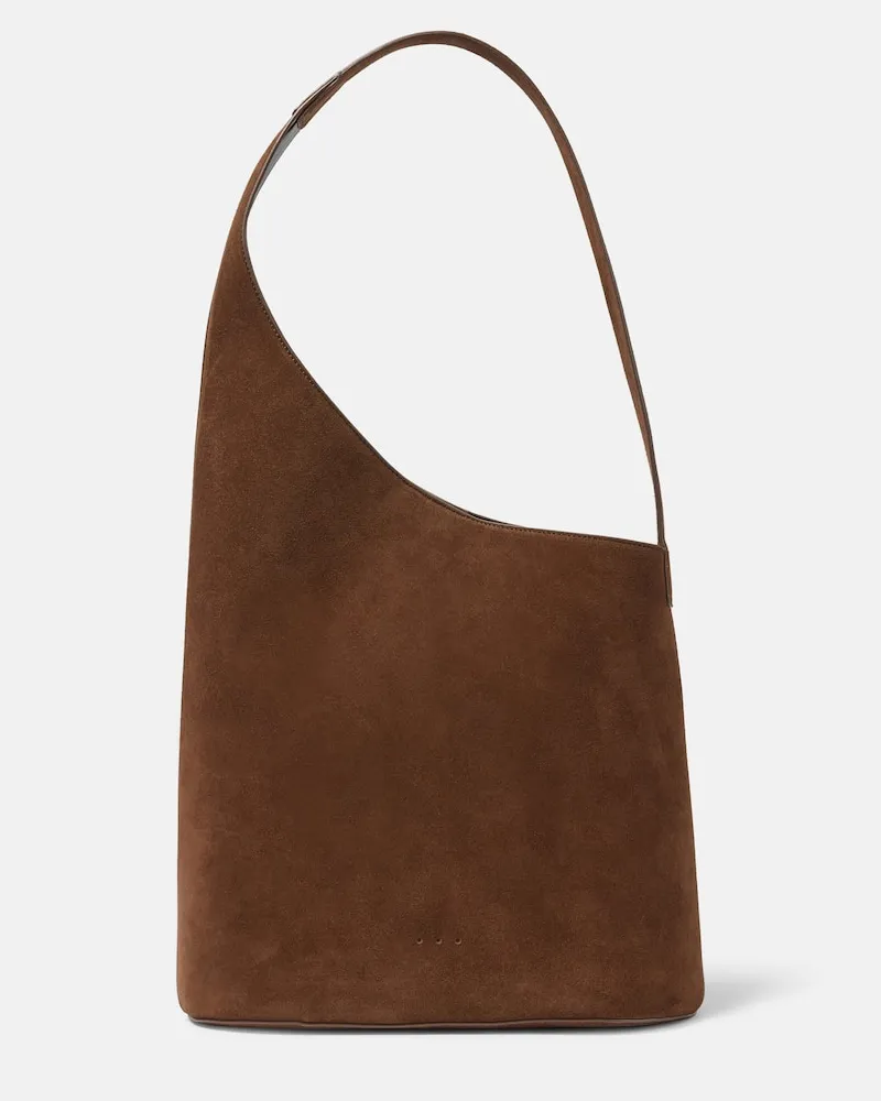 Aesther Ekme Borsa Lune Large in suede Marrone