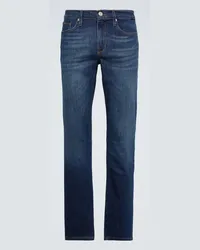 Frame Denim Jeans slim L"Homme a vita media Blu