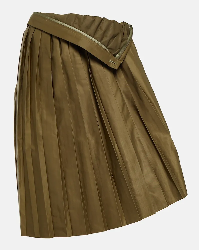 Maison Margiela Gonna midi asimmetrica plissÃ Multicolore