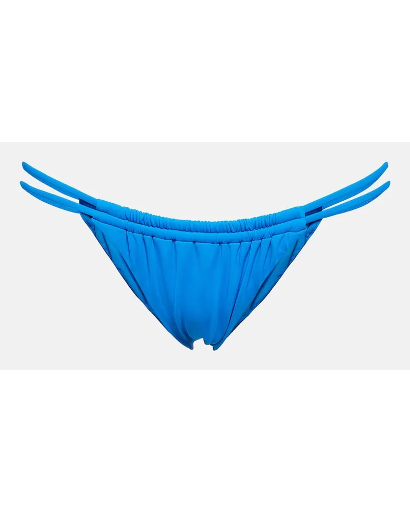 Melissa Odabash Slip bikini Luxor a vita alta Blu
