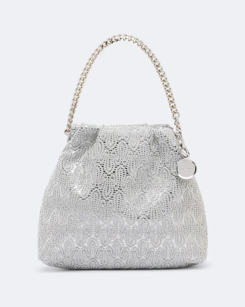 Missoni Clutch Mini in lamé Argento