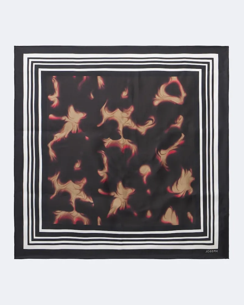 Joseph Sciarpa Danica in twill di seta con stampa Multicolore