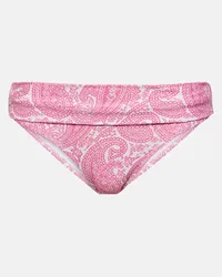 Heidi Klein Slip bikini Ischia con stampa Rosa