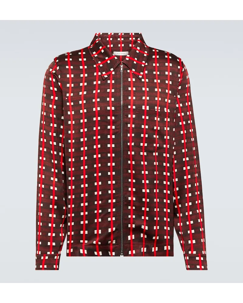 Wales Bonner x Lubaina Himid - Giacca blouson a quadri Multicolore