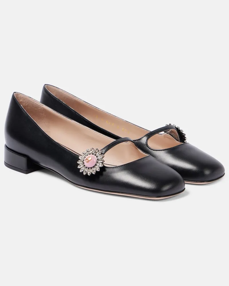 Valentino Garavani Ballerine Mary Jane in pelle Nero