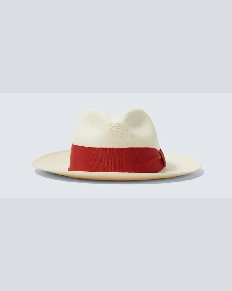 Frescobol Carioca Cappello Rafael in paglia Bianco