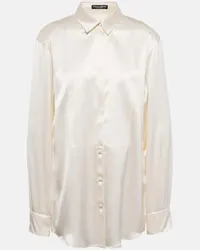 Dolce & Gabbana Camicia in seta Bianco