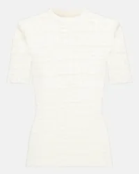 Givenchy T-shirt in jacquard 4G Bianco