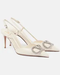 Valentino Garavani Pumps slingback VLogo Signature in pelle Bianco