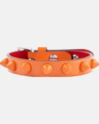 Christian Louboutin Bracciale Loubilink in pelle Arancione