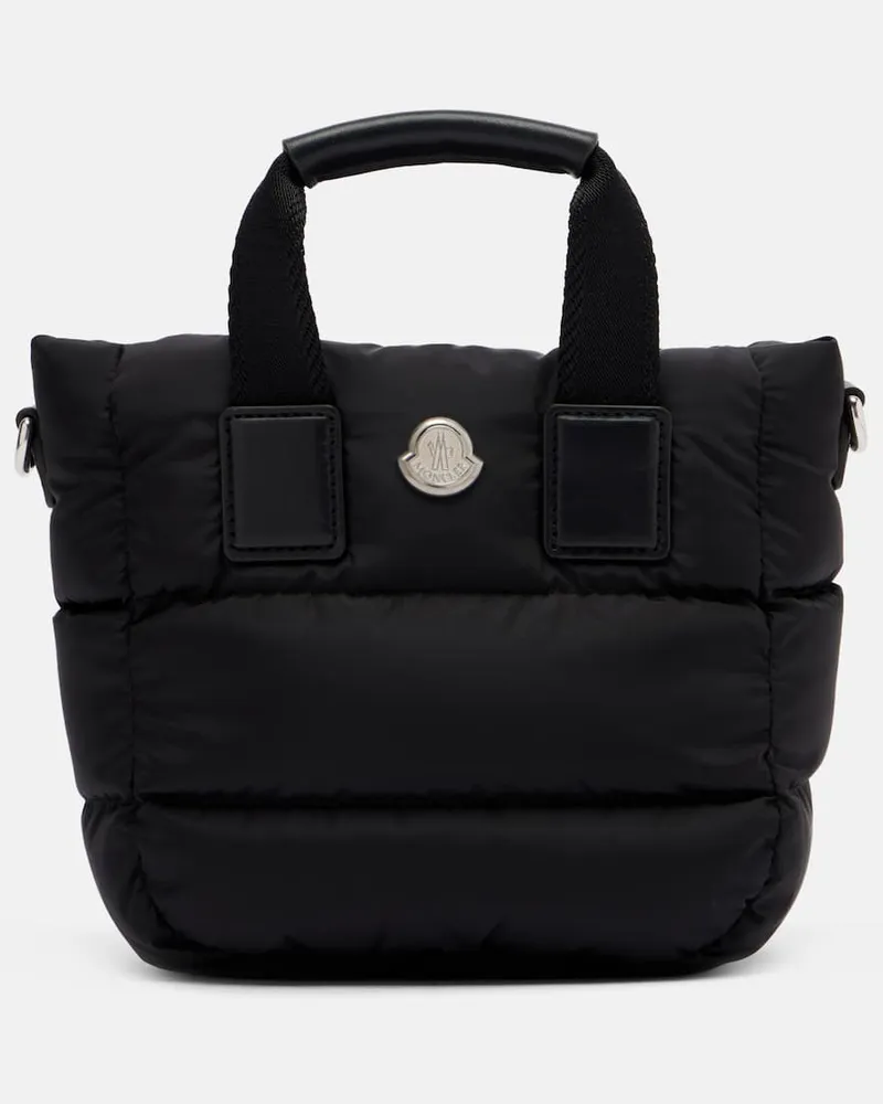 Moncler Borsa Caradoc Micro in piuma Nero