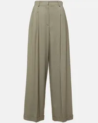 TOD'S Pantaloni a gamba larga e vita media Beige