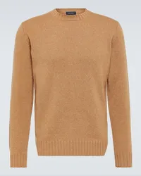 Thom Sweeney Pullover in cashmere Marrone