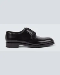 Prada Stringate Derby in pelle Nero