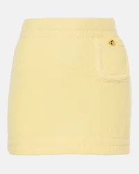 Prada Minigonna in cashmere Giallo