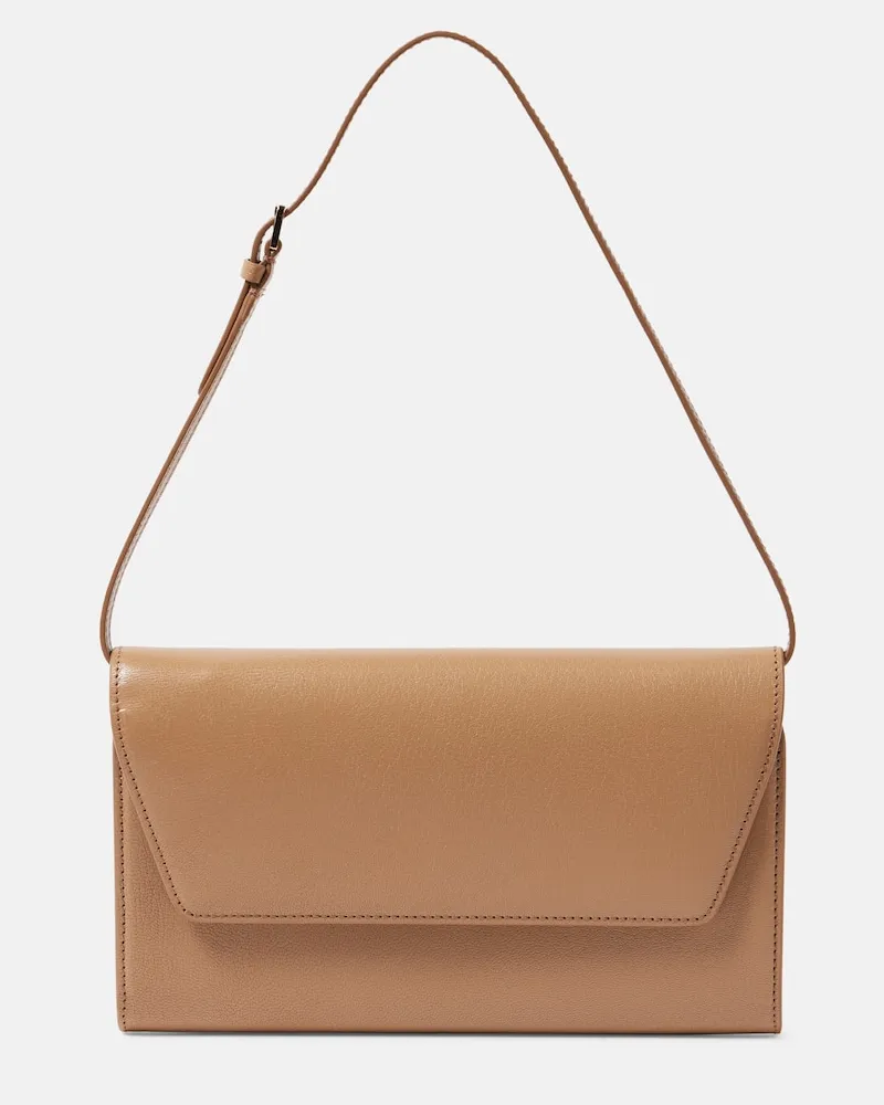 The Row Clutch Evening in pelle Beige