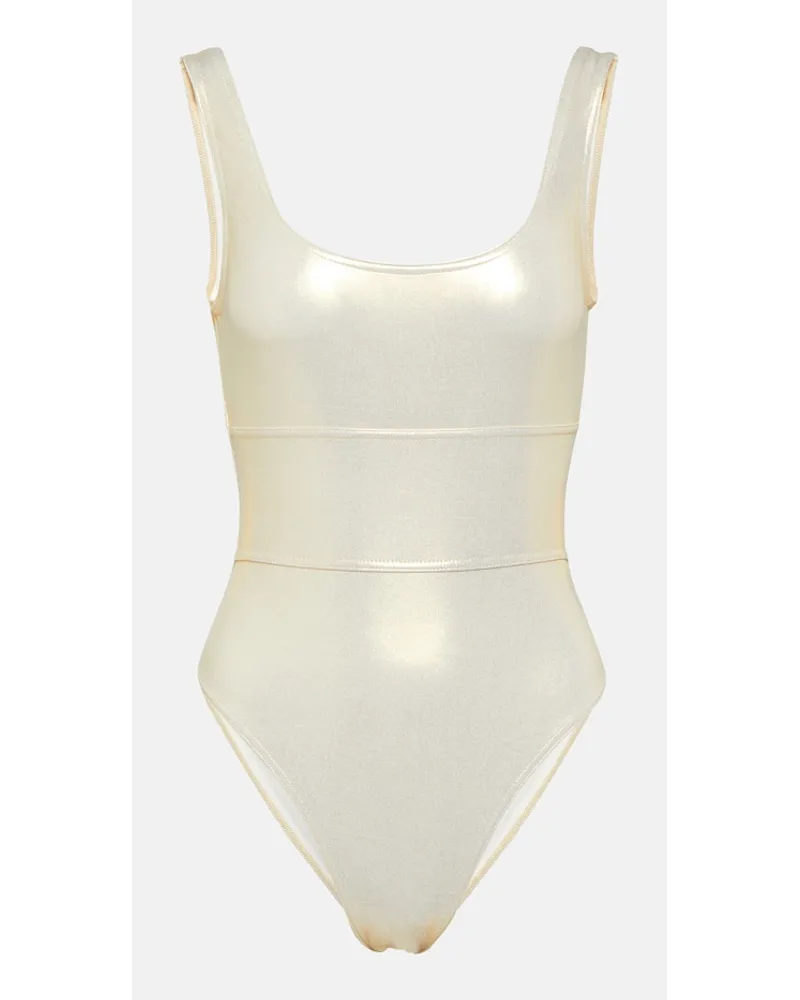 Melissa Odabash Costume intero Perugia metallizzato Oro