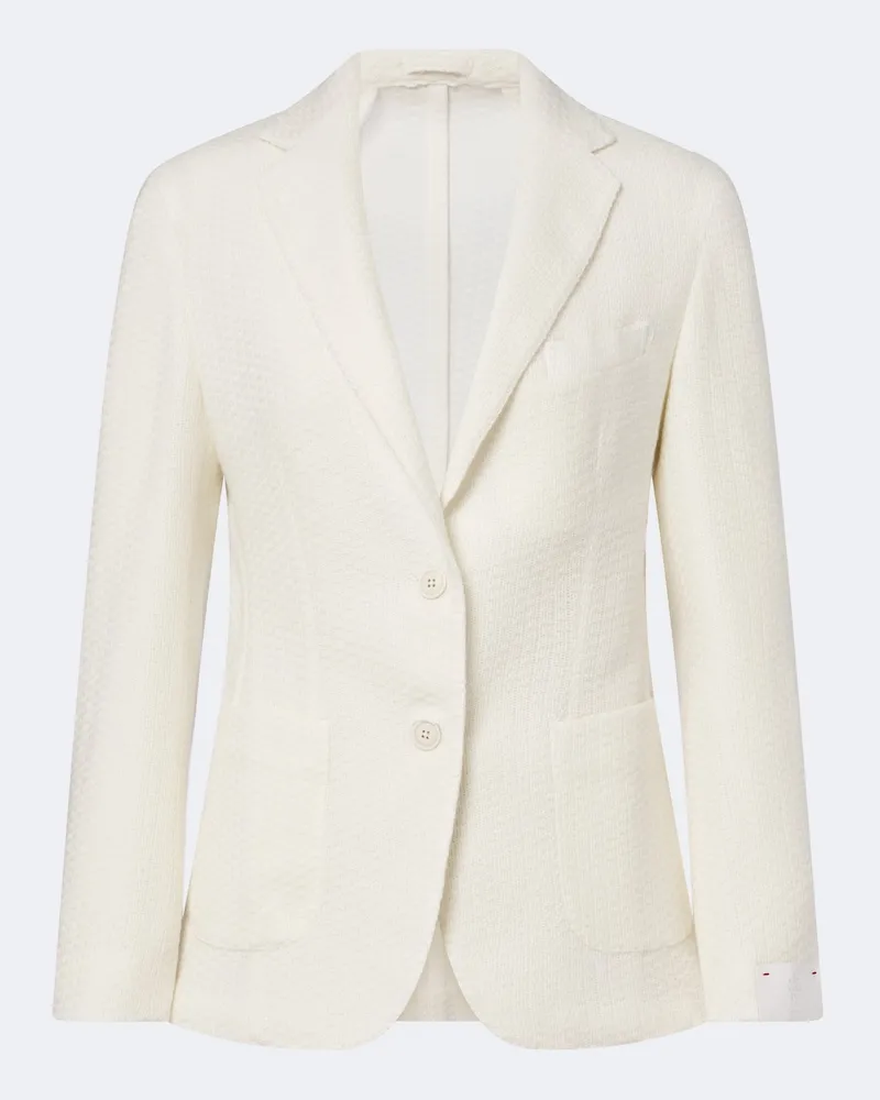 Eleventy Blazer in cashmere Bianco