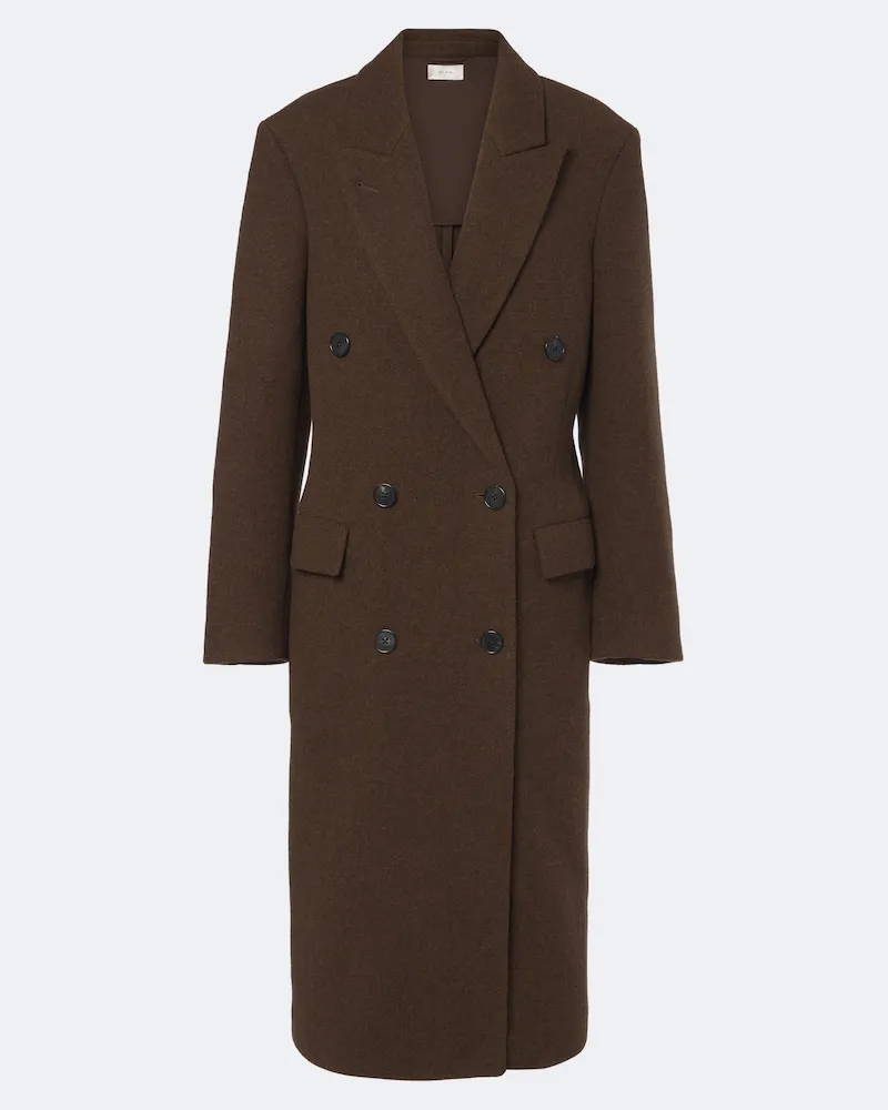 The Row Cappotto Bamira in lana vergine Marrone