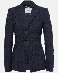 Erdem Blazer in misto cotone Blu