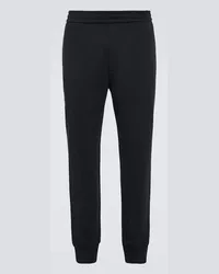 The Row Pantaloni sportivi Edgar in jersey di cotone Blu