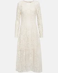 Zimmermann Abito midi Devi in pizzo Beige