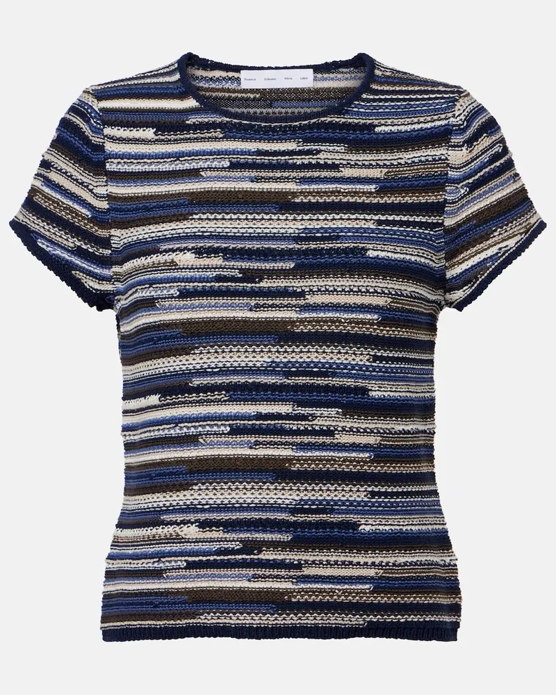 Proenza Schouler White Label â T-shirt Veya in maglia Blu