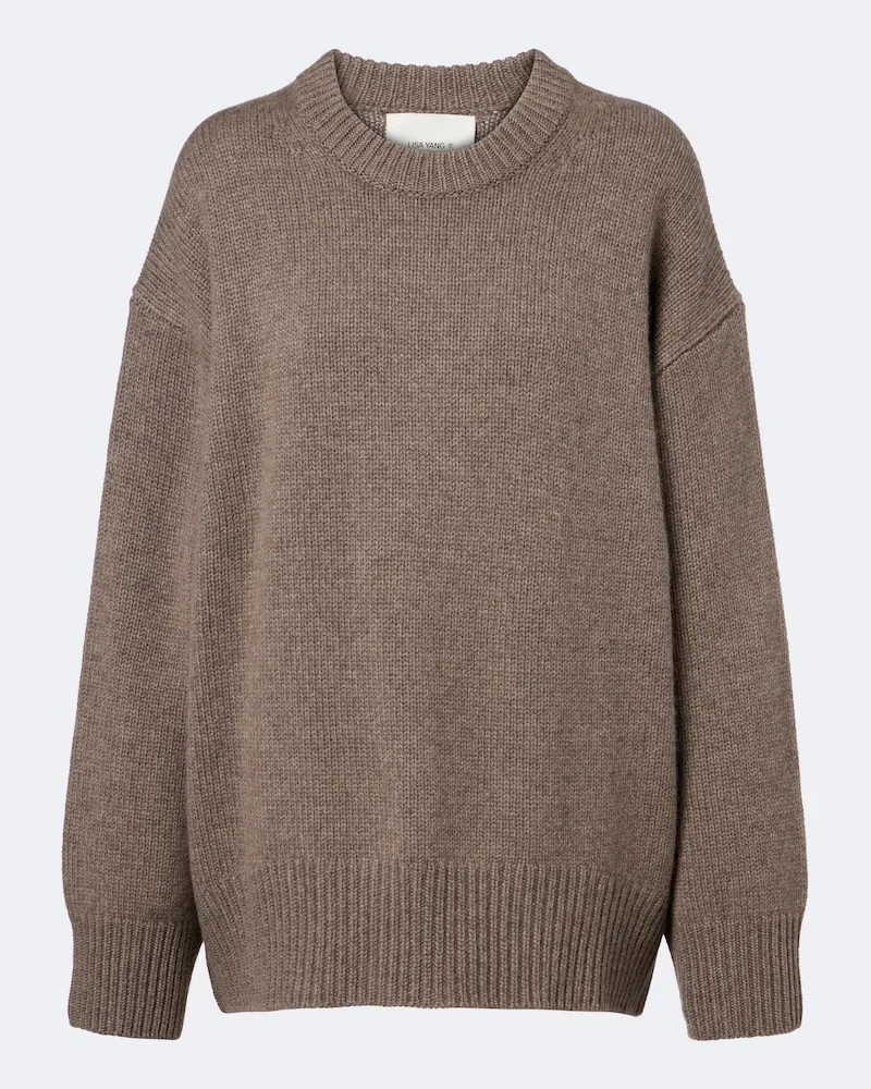 Lisa Yang Pullover Noor in cashmere Grigio