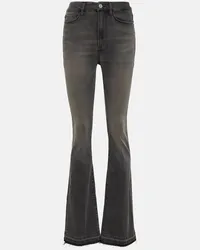 Frame Denim Jeans flared Le Super High Rise Mini Nero