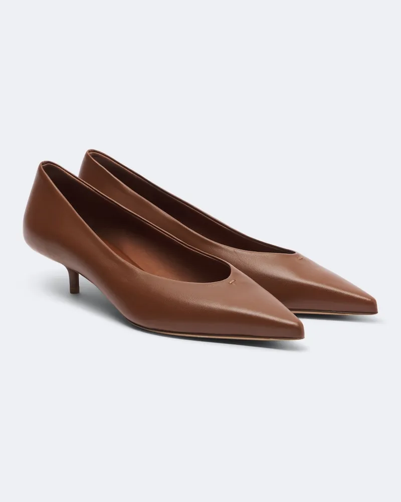 Max Mara Pumps in pelle Marrone