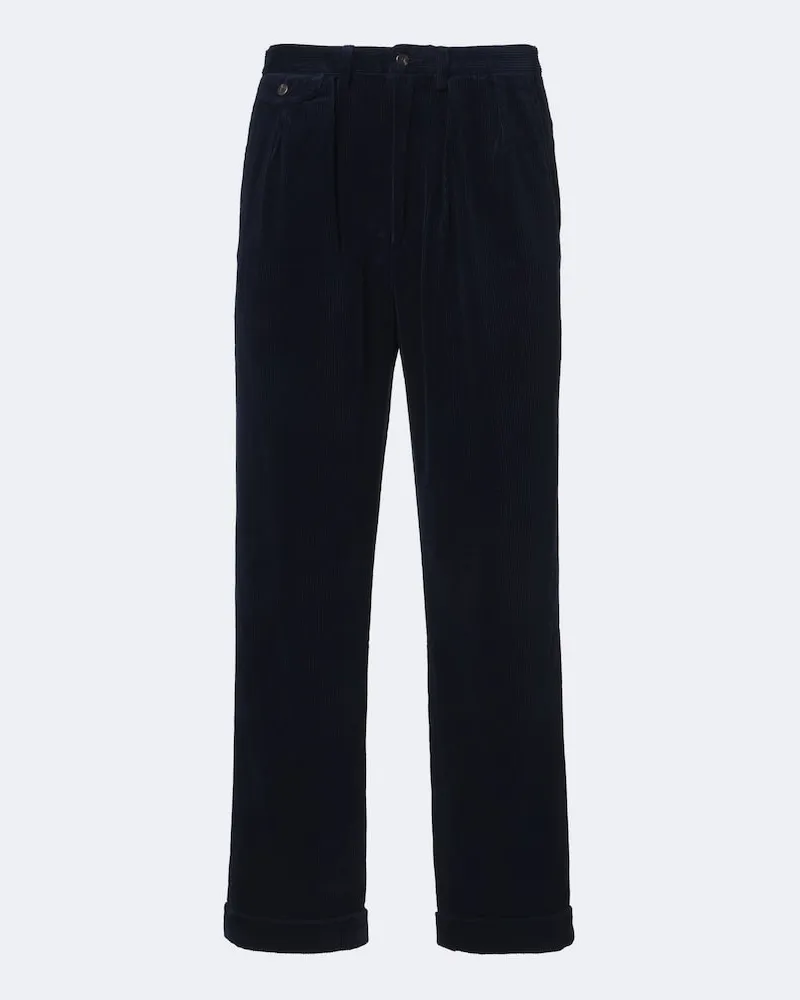 Ralph Lauren Pantaloni Whitman in velluto a coste Blu