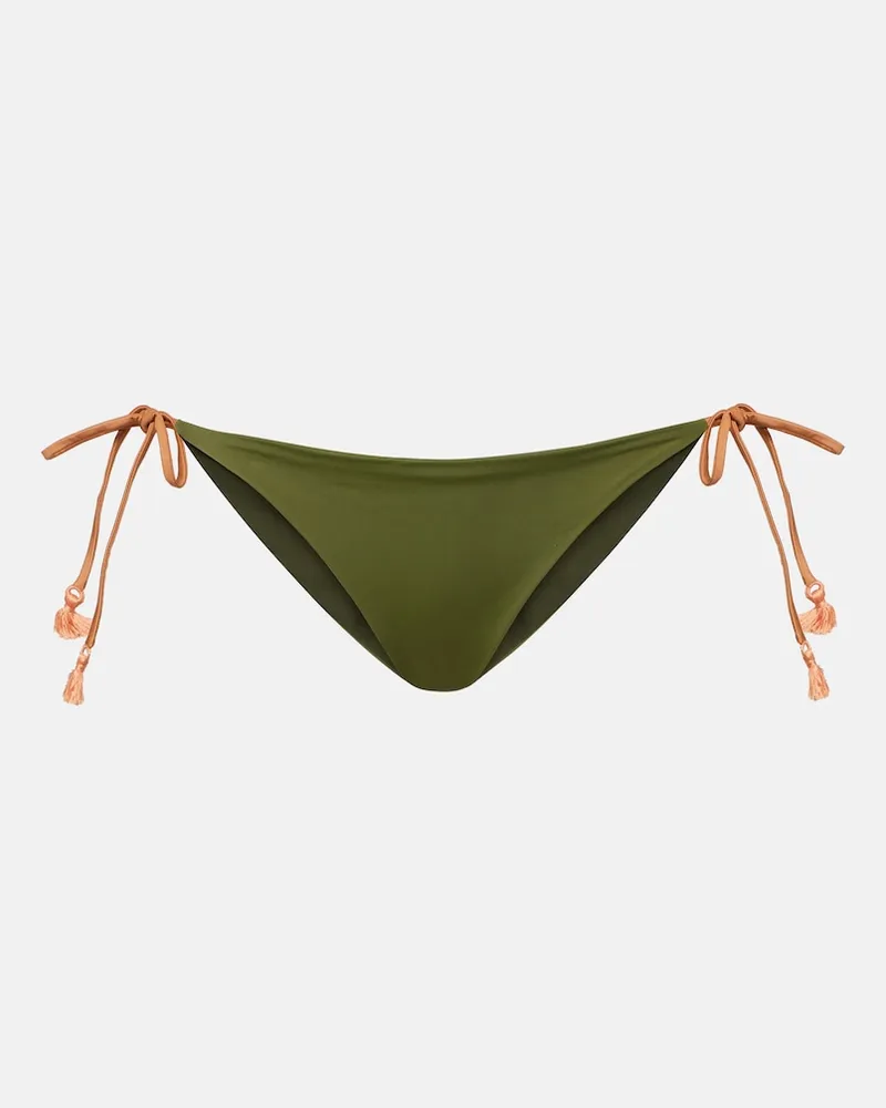 Johanna Ortiz Slip bikini a vita bassa Verde